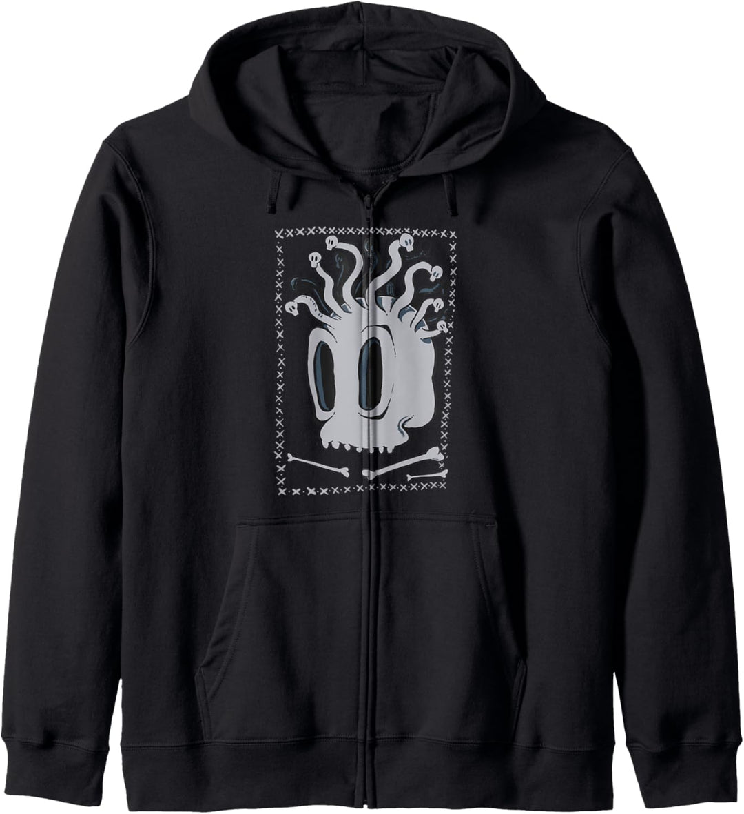 Medusa Skull Creative Cartoon Style Kapuzenjacke