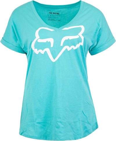 Fox Boundary Top Damen S Teal, S Teal