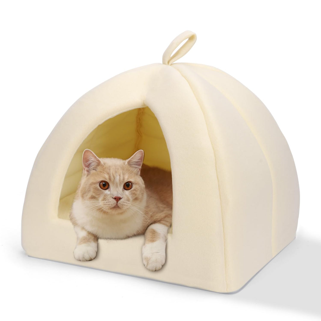 Nobleza Faltbares Katzenhaus, Zwei in Eins Hund Katzenbett, Katzenhaus für Kleine bis Grosse Katzen