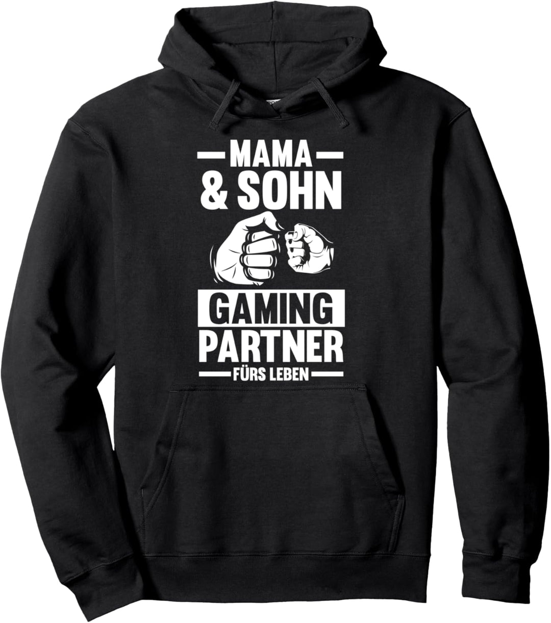 Gamer Mama Mutter Sohn Gamingpartner Gaming Zocker Pullover Hoodie