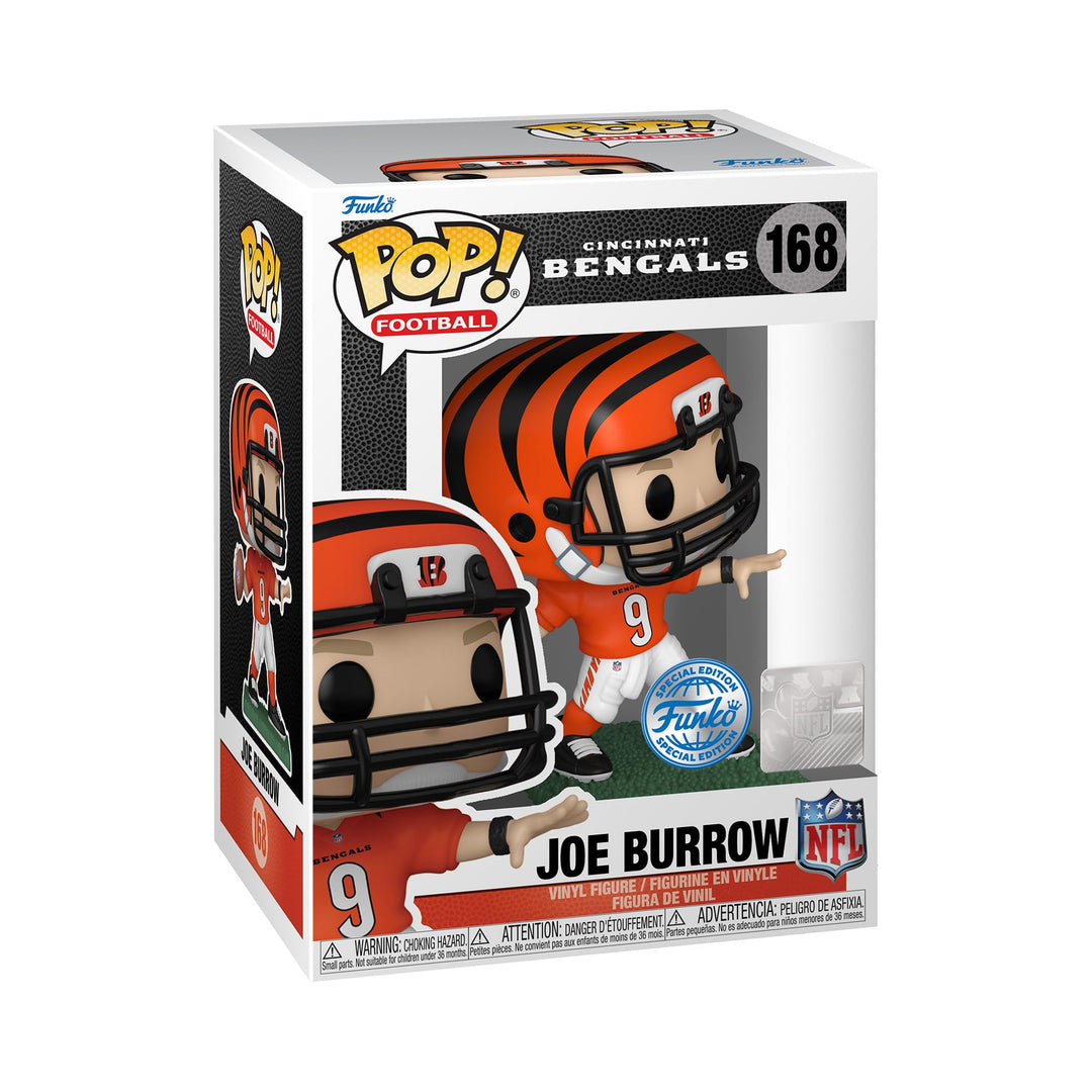 Funko Pop! NFL: Bengals - Joe Burrow - Vinyl-Sammelfigur - Geschenkidee - Offizielle Handelswaren -
