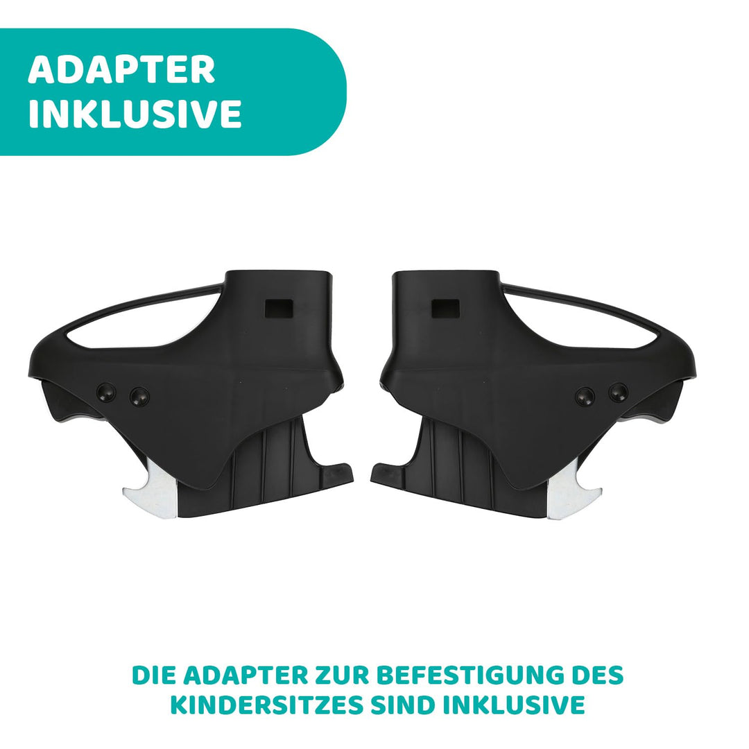 Chicco Activ3 Kinderwagen mit 3 Rädern, leicht zu fahren in jedem Gelände, breiter Sitz, verstellbar