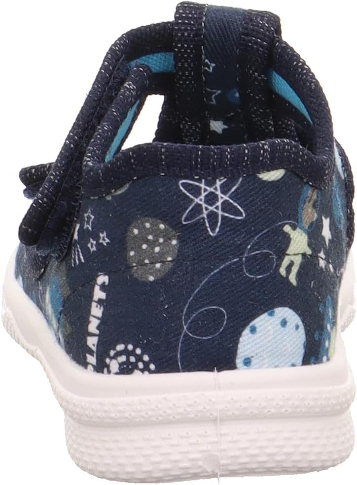 Superfit Baby - Mädchen Polly Hausschuhe 18 EU Dunkelblau 8050, 18 EU Dunkelblau 8050