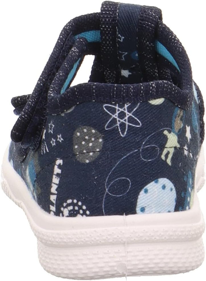 Superfit Baby - Mädchen Polly Hausschuhe 18 EU Dunkelblau 8050, 18 EU Dunkelblau 8050