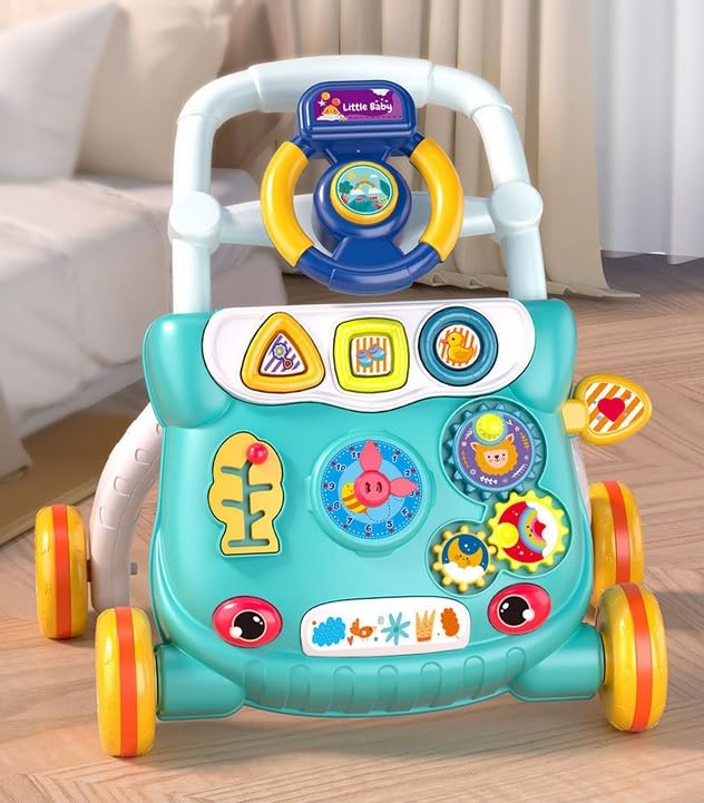 Skalierbarer Lauflernwagen für Kleinkinder, Geschenk für Jungen und Mädchen, Aktivitäts- und Entwick