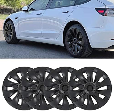18-Zoll-Radabdeckung, Radkappe, 4 Stück Radnabenkappen, Felgenschutz-Ersatz, Tesla Model 3 Radkappe