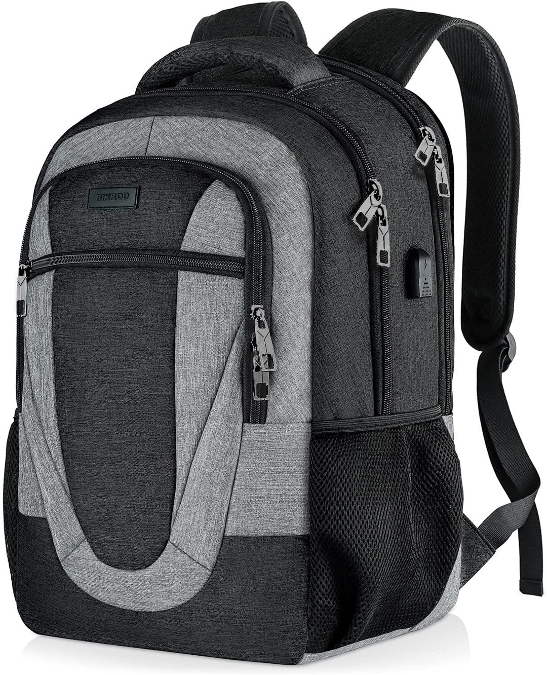 BIKROD Rucksack Herren und Damen, Schulrucksack Jungen Mädchen Teenager, Wasserdicht Rucksack | 15.6