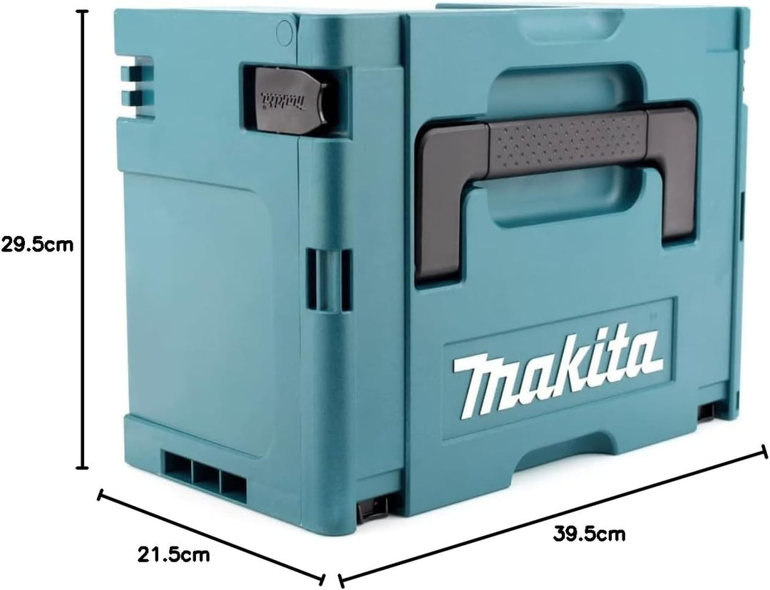 Makita MAKPAC Systemkoffer Gr, 3 im 3er-Set Gross Türkis, Gross Türkis
