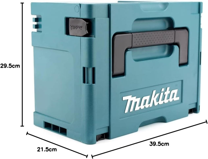 Makita MAKPAC Systemkoffer Gr, 3 im 3er-Set Gross Türkis, Gross Türkis