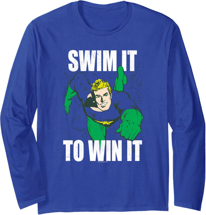 Aquaman Swim It Langarmshirt