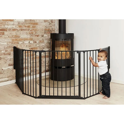 BabyDan 67546-2600-19-88 Tür-Element für FLEX Gitter, shwarz Schwarz, Schwarz