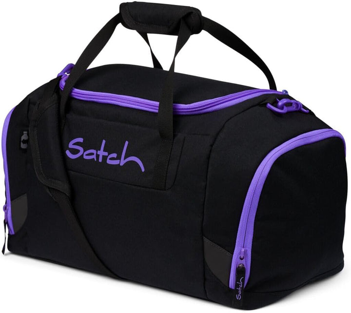 Satch Match Schulrucksack Set 3tlg. (Purple Phantom) inkl. Schlamperbox und Sporttasche, Purple Phan