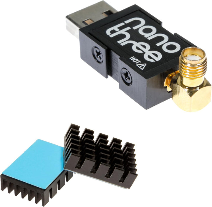NooElec Dual-Band NESDR Nano 3 Premium ADS-B (978MHz UAT und 1090MHz 1090ES) Bundle für Stratux, Ava