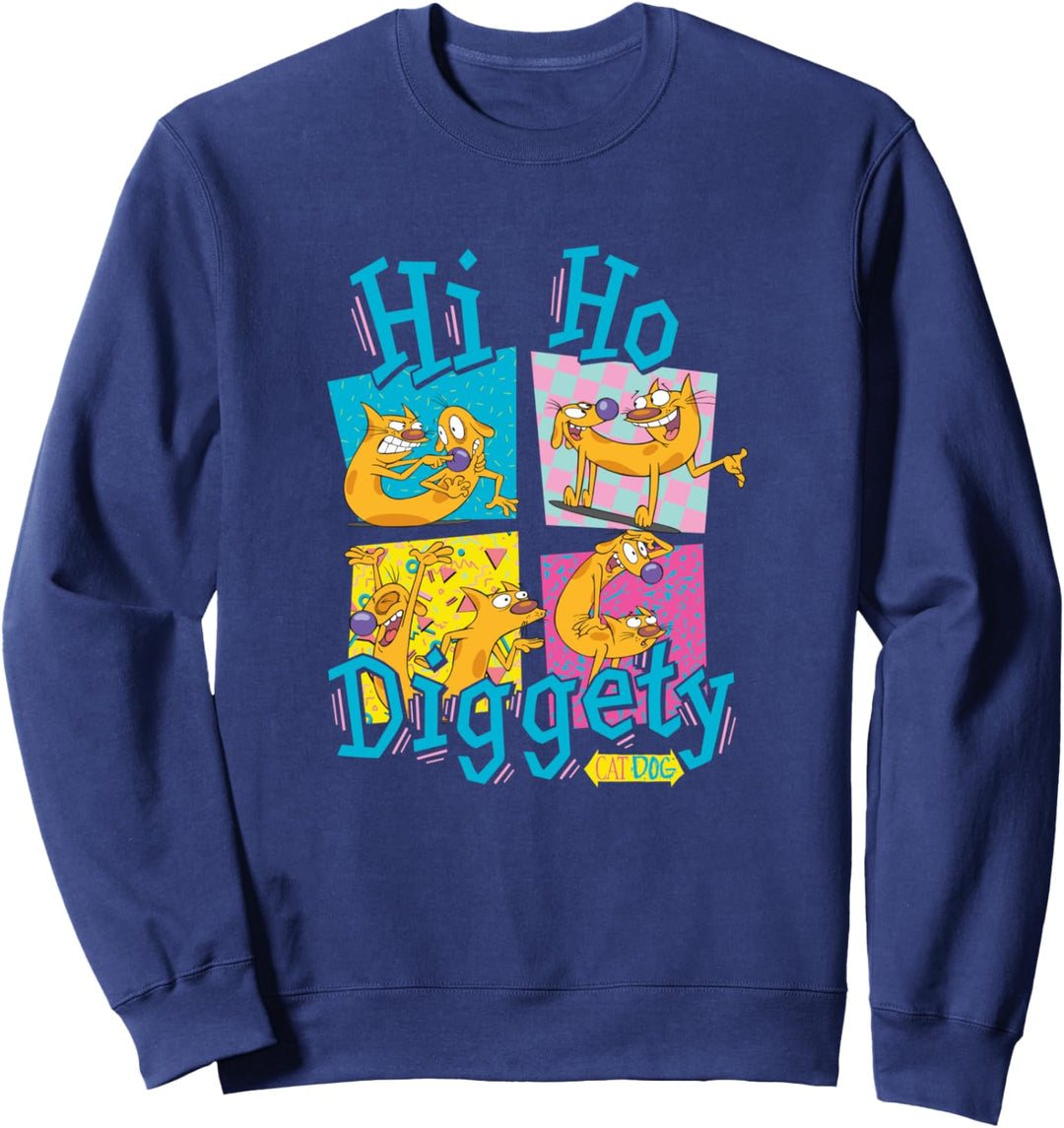 CatDog Hi Ho Diggety Retro Sweatshirt