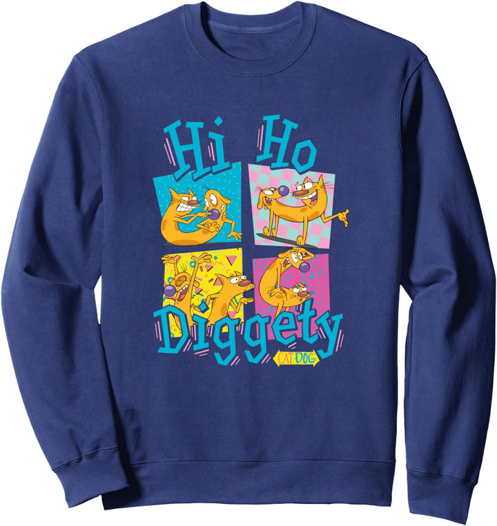 CatDog Hi Ho Diggety Retro Sweatshirt