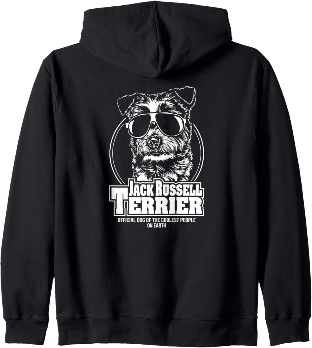 Lustiger Jack Russell Terrier coolest people Hundespruch Kapuzenjacke