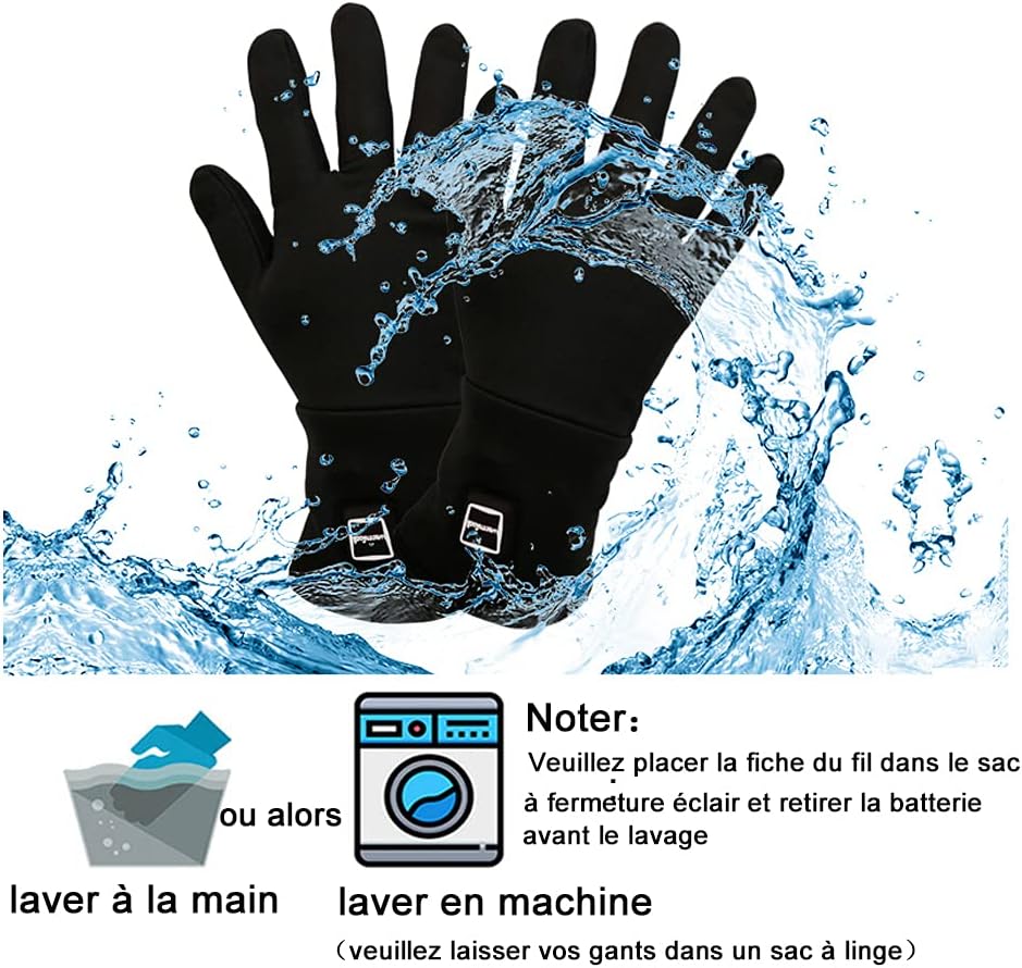 Elektrisch beheizbare Handschuhe, wiederaufladbar, für Arthritis, ultradünne beheizbare Handschuhe f