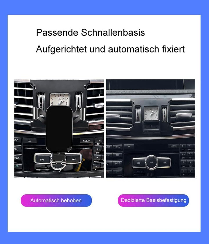 Handyhalterung kompatibel mit Mercedes e klasse w212 Handyhalterung Auto Zubehör 2013 2014 2015 2016
