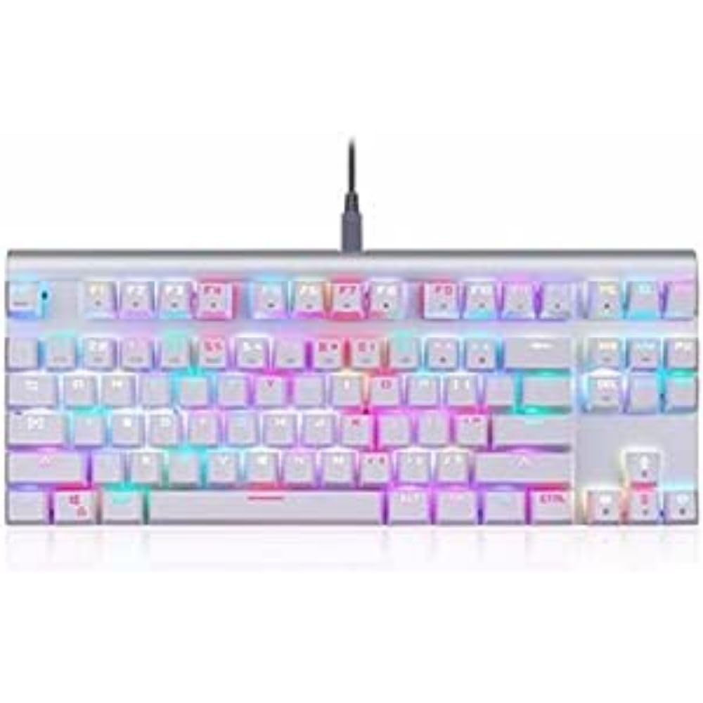 MOTOSPEED Mechanische Gaming Tastatur CK101 RGB (weiss)