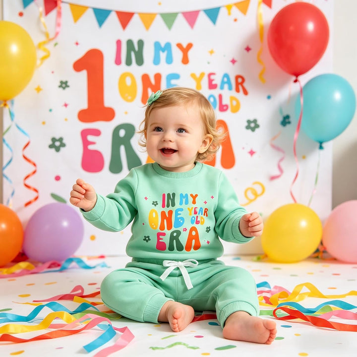 Baby Mädchen 1. Geburtstag Kleidung Babykleidung Outfit Set 1 Jahr Mädchen Geschenke zum 1 Geburtsta