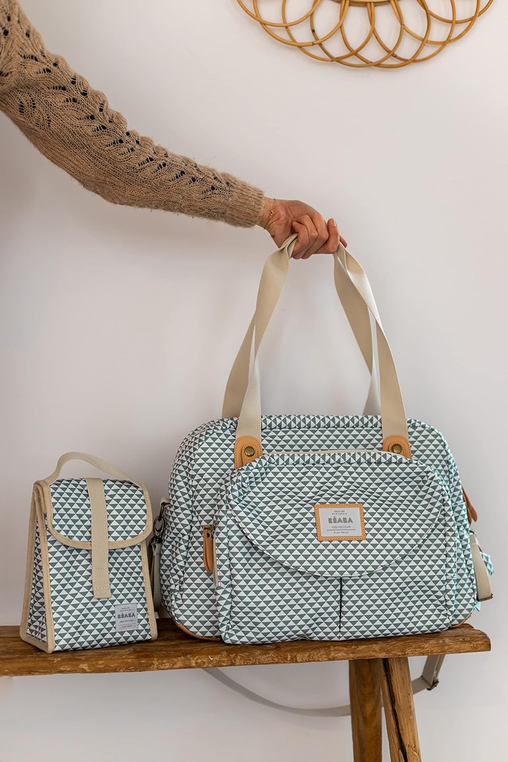 BÉABA, Genève II Wickeltasche, modular, grosses Fassungsvermögen, mehrere Staufächer, abnehmbare Vor