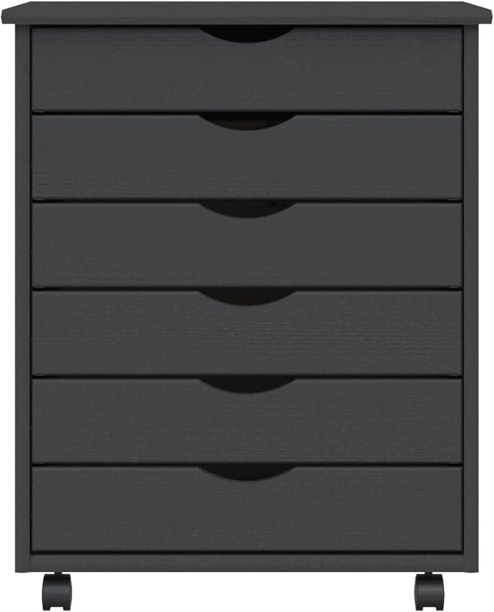 Gecheer Rollschrank mit Schubladen, Kommode, Schubladenschrank, Schreibtischschrank, Aktenschrank, B