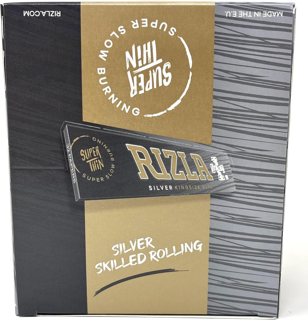 RIZLA CARTINE KING SIZE SLIM SILVER - 50 LIBRETTI 1 Neu und original verpackt, 1 Neu und original ve