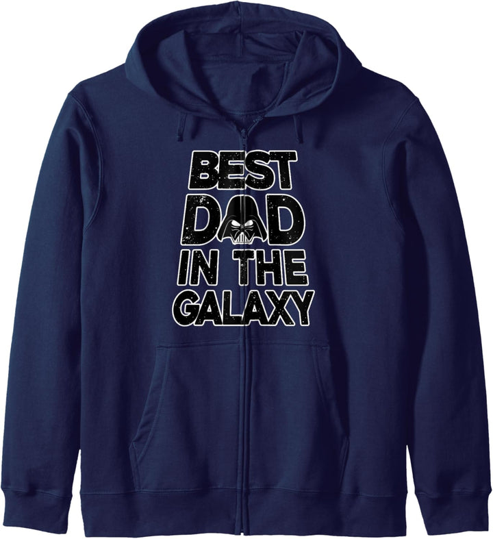 Star Wars Vatertag Darth Vader Best Dad Galaxy Text Kapuzenjacke