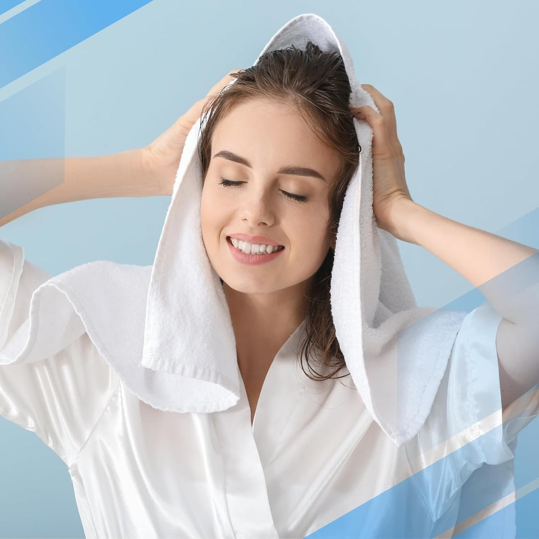 Infinitee Xclusives Handtücher aus 100 % Baumwolle für Badezimmer, ultraweich und sehr saugfähig, 6e