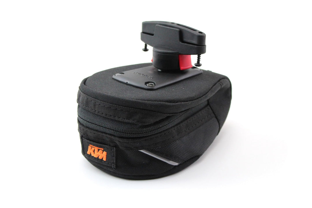 KTM Satteltasche Europa mit Klickfix Adapter - GR. S, M, Grösse:M