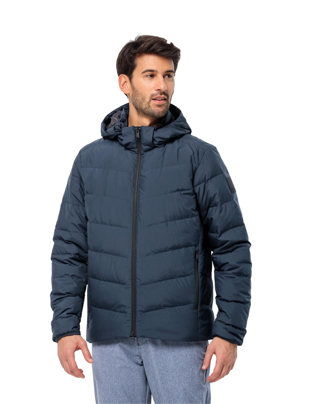 Jack Wolfskin Herren Colonius Jkt M Daunenjacke S Aluminium Blue, S Aluminium Blue