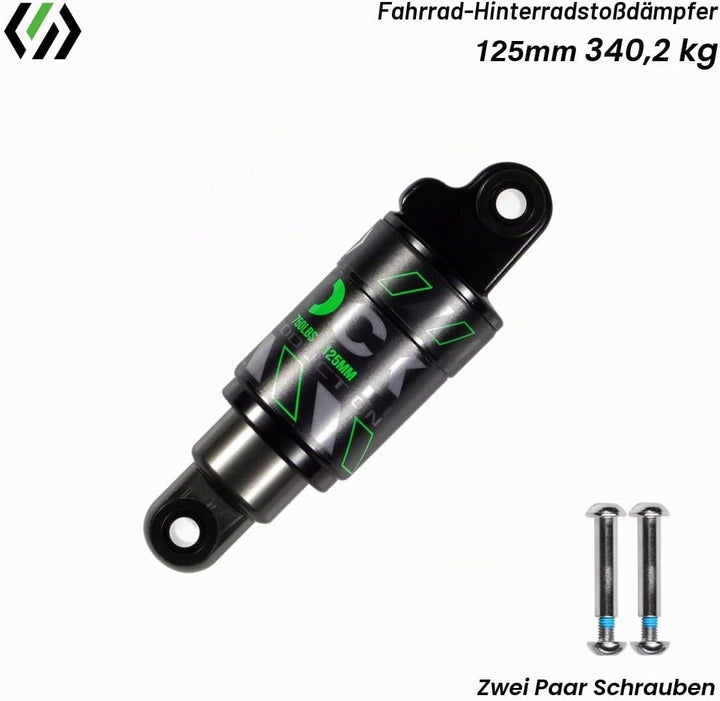 Chooee Fahrrad Stossdämpfer hinten 120mm 125mm 150mm 165mm 185mm 190mm 200mm Mountainbike Dämpfer Hi