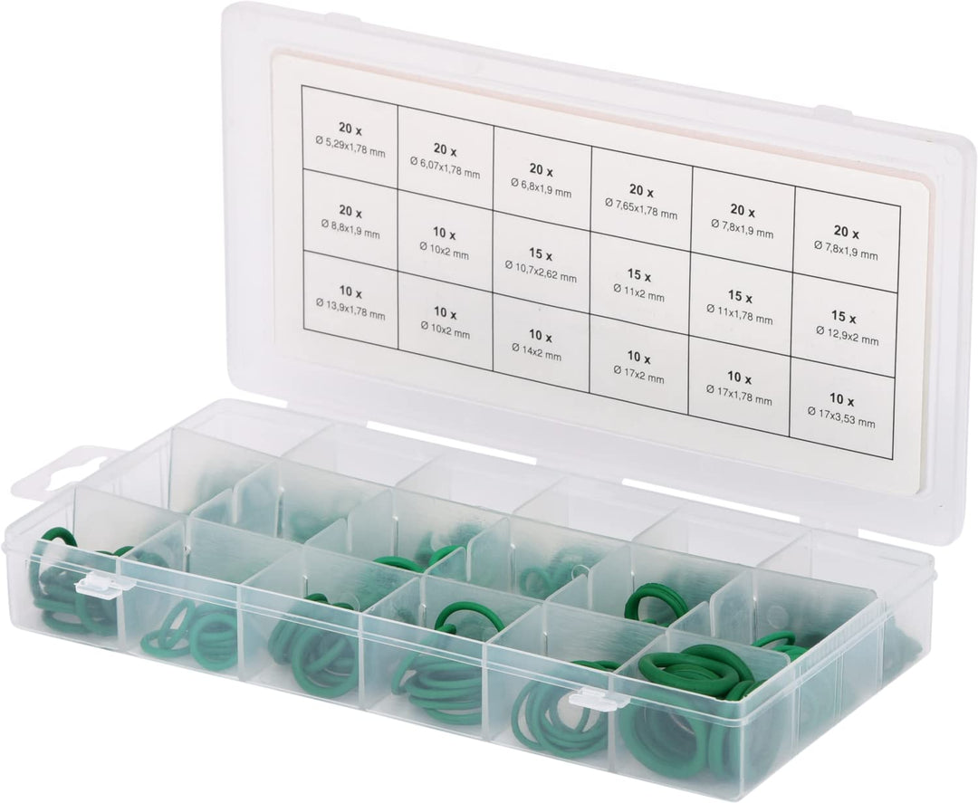 KS Tools 970.0340 Sortiment O-Ringe für Klima, HNBR, 270-tlg.