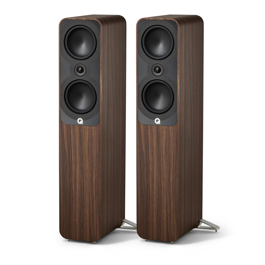 Q Acoustics 5050 Santos Palisander Standlautsprecher - 2,5 cm Hochtöner - Stereoanlage für Home Ente