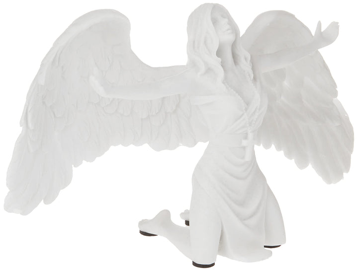 Design Toscano Beten für den Frieden, Engelsstatue aus Marmor-Kunstharz