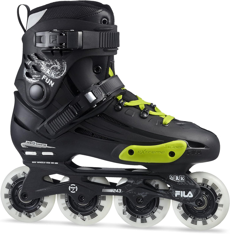 FILA Nrk Fun Inline Skate 9.5 Schwarz, 9.5 Schwarz