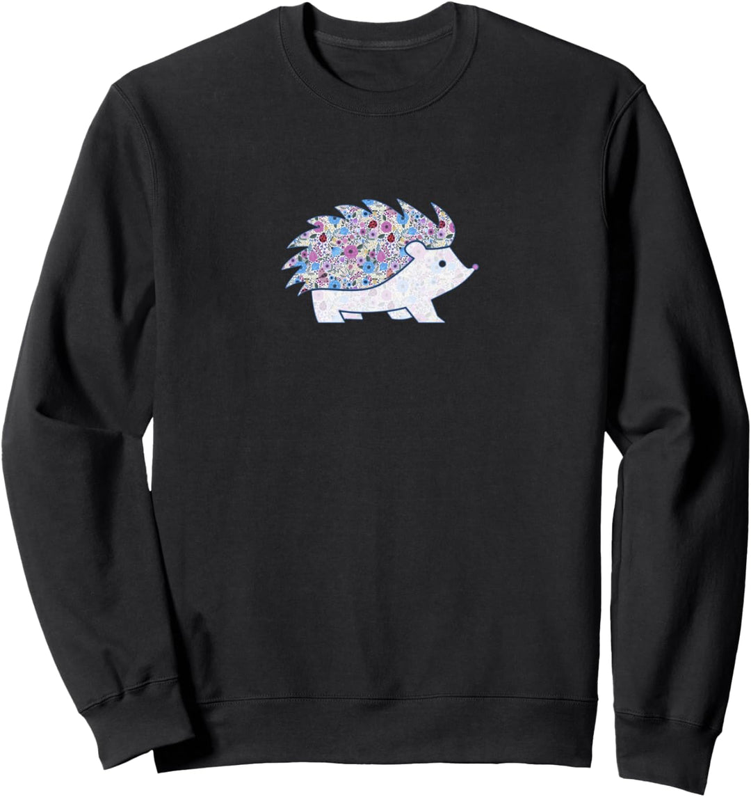 Igel Blumen Botanisches Design Bunte süss Sweatshirt