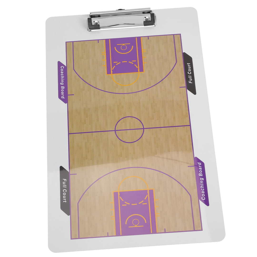 Garneck Doppelseitiges Basketball Taktikboard Aus Robustem PVC Basketball Strategie Board Mit Front