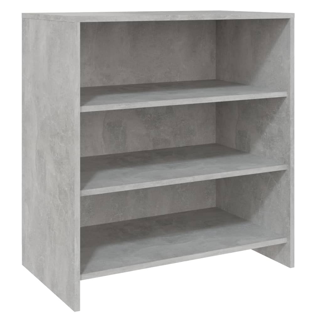 vidaXL Sideboard mit 3 Ablagen Kommode Anrichte Schrank Regal Beistellschrank Mehrzweckschrank Stand