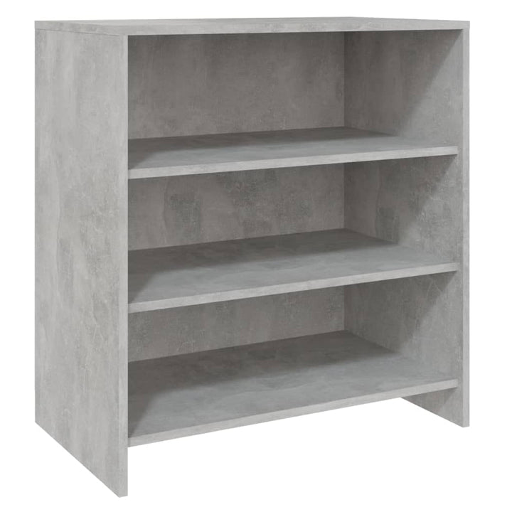 vidaXL Sideboard mit 3 Ablagen Kommode Anrichte Schrank Regal Beistellschrank Mehrzweckschrank Stand