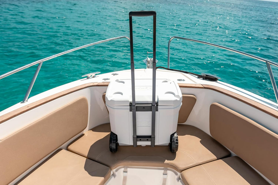 Coleman Marine Xtreme 50QT Kühlbox mit Rollen, 47 l, Hochleistungs-Eisbox, vollständige Isolierung a