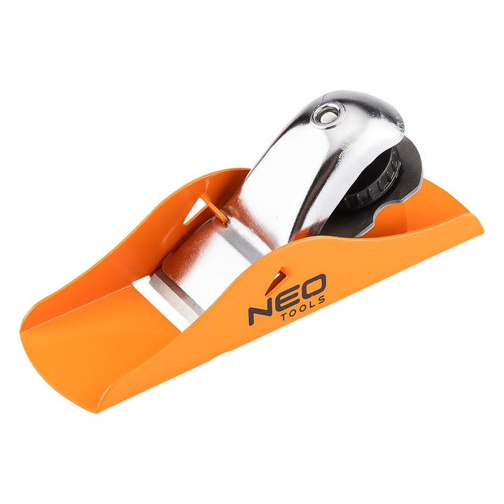 NEO TOOLS Handhobel 163x45mm – Präzisions-Holzhobel aus Gusseisen mit 42mm Klinge aus 65MN Stahl, ve