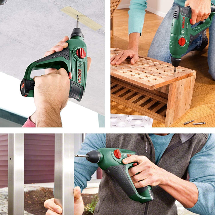 Bosch Akku Bohrhammer Uneo (1 Akku, 12 Volt System, Max. Bohr-Ø in Beton 10 mm, im Koffer) Set | 1 A