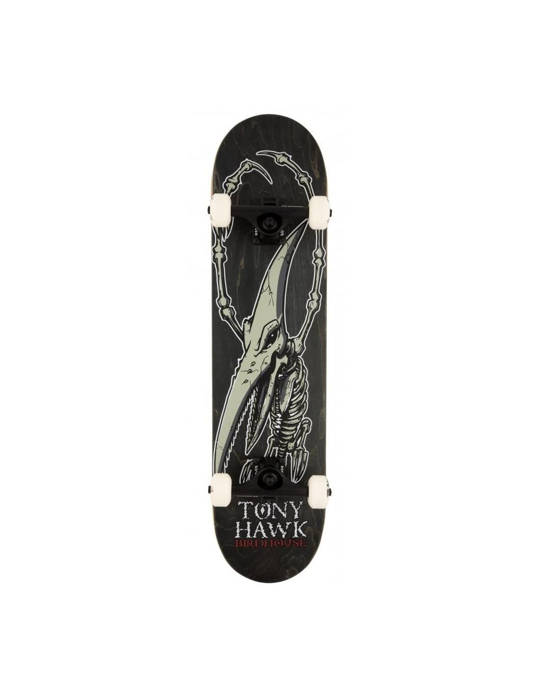 Birdhouse Stage 3 Hawk Pterodactyl Skateboard, 19 cm, Schwarz