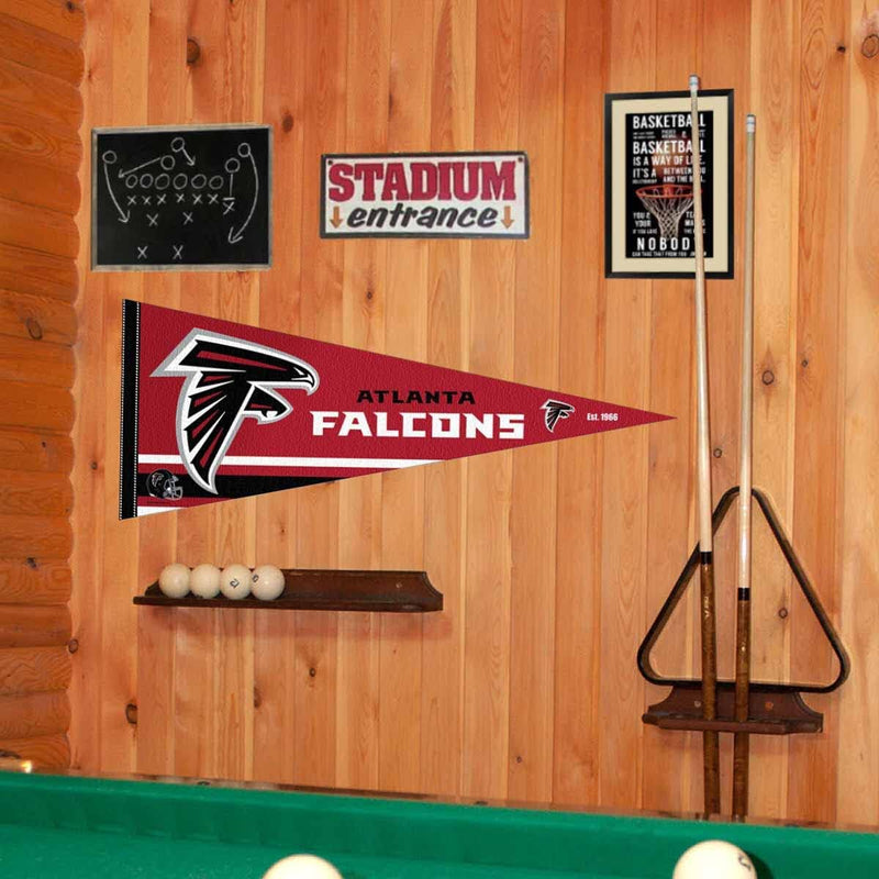 WinCraft Atlanta Falcons Pennant Banner Flag