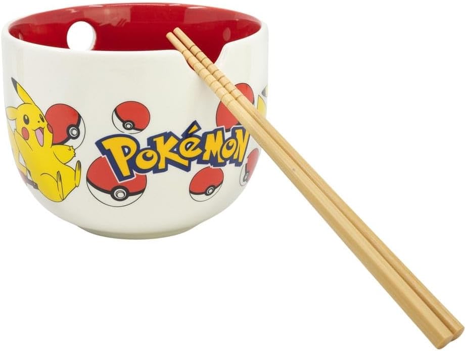 Pokemon - Pikachu - BOL à Ramen Avec Baguette - 450 ml