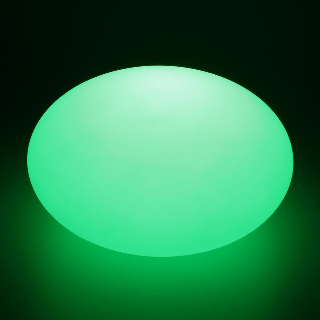 Led Kugelleuchte Flachkugel 27 x 16 cm Led Kugellampe Oval Gartenleuchte Dimmbar Kabellos Akku Farbw