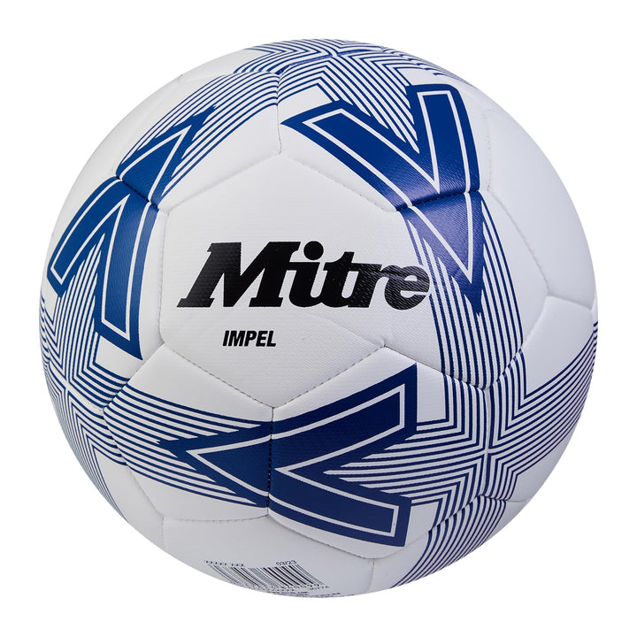 Mitre Impel Fussball Weiss/Dazzling Blue/Schwarz 4 Impel ohne Ballpumpe, Weiss/Dazzling Blue/Schwarz
