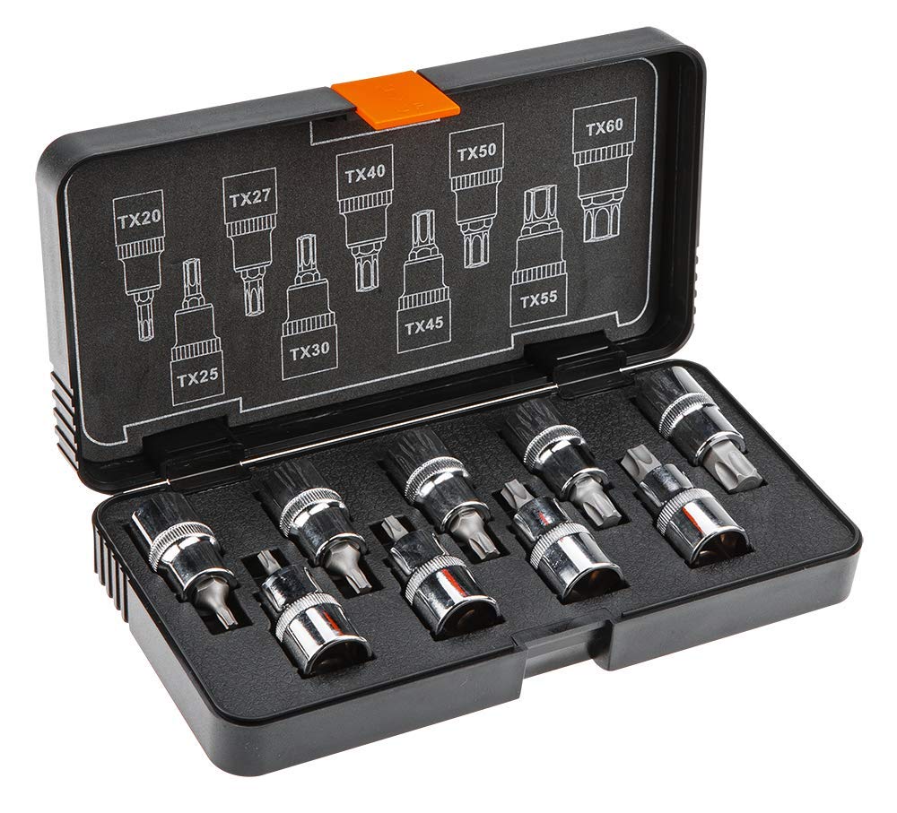 NEO Torx-Einsätze auf Aufsatz 55 mm, 9-er Set
