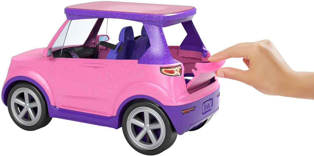 Barbie Big City Big Dreams, Auto Cabrio, 2:1 verwandelt Sich in Bühne, inkl Zubehör für Konzerte wie